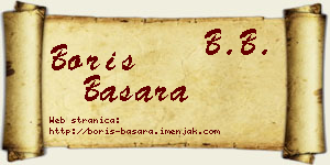Boris Basara vizit kartica